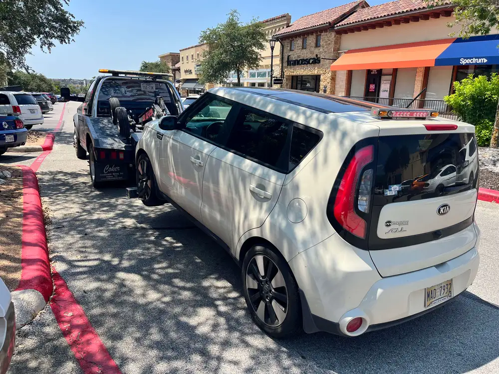 image of a SUV being Towed