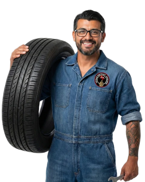 AI generated image of Adam the owner of Texas Patriot Towing of San Antonio, TX